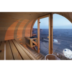 ThermoLoom BarrelView Outdoor Sauna