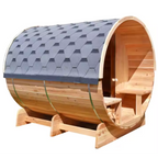 ArcTherm ShingleWrap Barrel Sauna